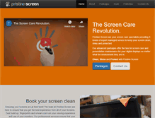 Tablet Screenshot of pristine-screen.com